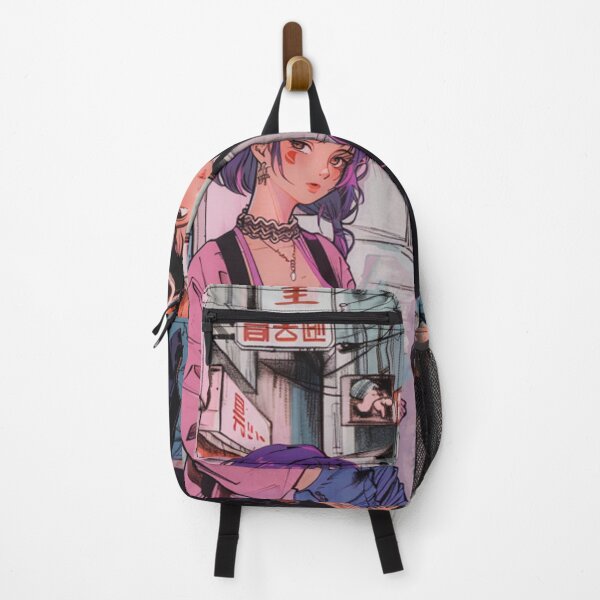 Item preview, Latenight in the streets of Tokyo: Shibuya Vaporwave Girls designed and sold by OtherVisions.