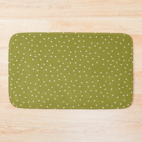 Item preview, Green and Warm White Polka Dot Desaturated Tiny Handmade designed and sold by Geek Updated.