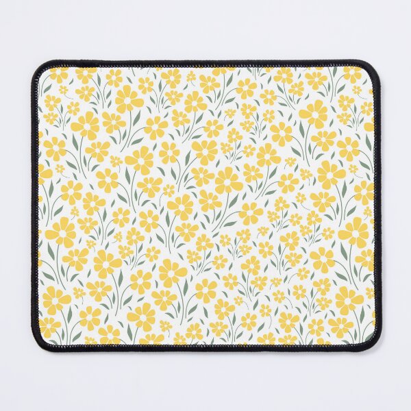 Item preview, Yellow Dainty Florals designed and sold by Nicola-Rowe.