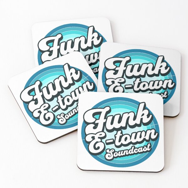 Item preview, FUNK E-TOWN SOUNDCAST  - Staged Gradient Logo (blue) designed and sold by Discothreadz.