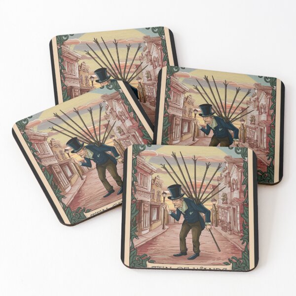 Item preview, Tarot Card - Ten of Wands designed and sold by ZodiacWonders.