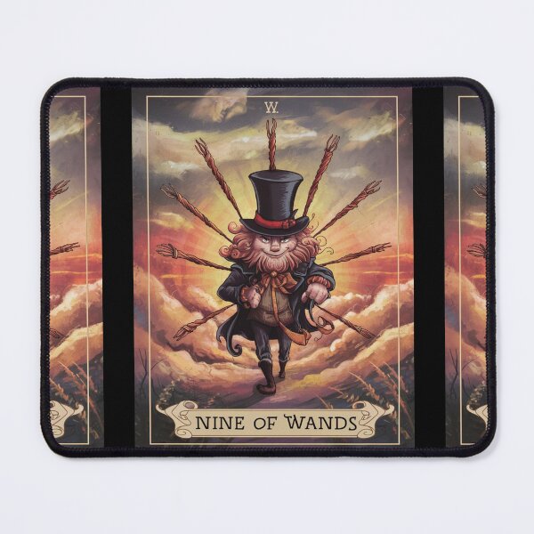 Item preview, Tarot Card - Nine of Wands designed and sold by ZodiacWonders.