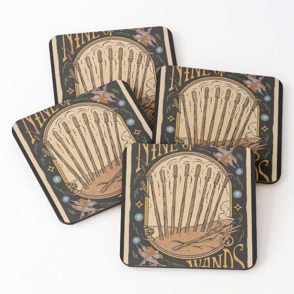 Item preview, Tarot Card - Nine of Wands designed and sold by ZodiacWonders.