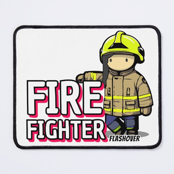Item preview, Firefighter - Urban Female Dark Hair designed and sold by Flashover.