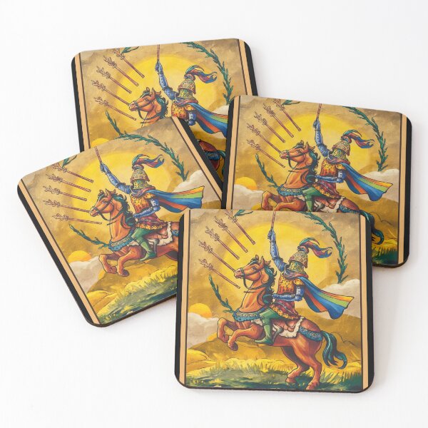 Item preview, Tarot Card - Six of Wands designed and sold by ZodiacWonders.