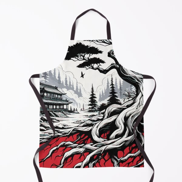 Item preview, Japanese Bonsai Tree Sumie Ink Art designed and sold by TomFrontierArt.