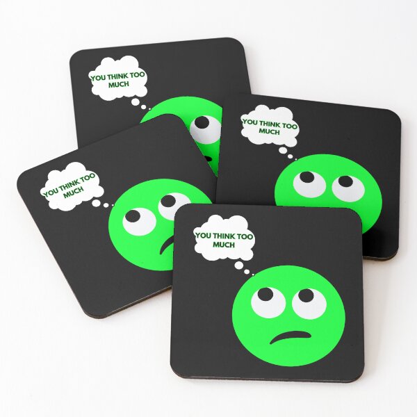 Item preview, DO NOT THINK TOO MUCH designed and sold by stickersrafisa.