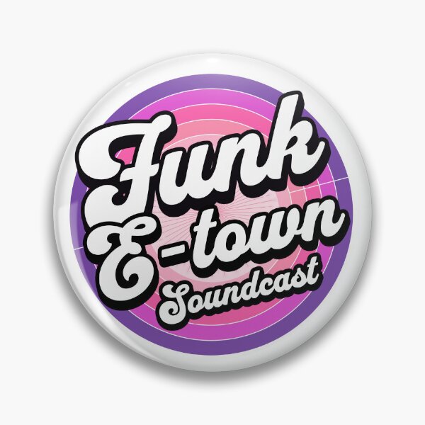 Item preview, FUNK E-TOWN SOUNDCAST - Staged Gradient Logo (purple/pink) designed and sold by Discothreadz.