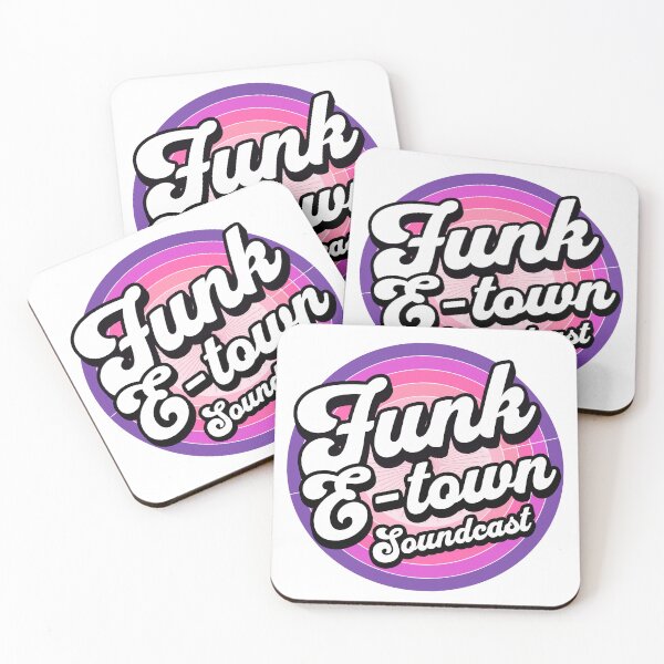 Item preview, FUNK E-TOWN SOUNDCAST - Staged Gradient Logo (purple/pink) designed and sold by Discothreadz.