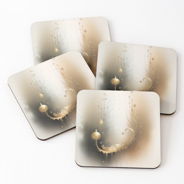 Item preview, misty golden colour abstract art designed and sold by optimusprime39.