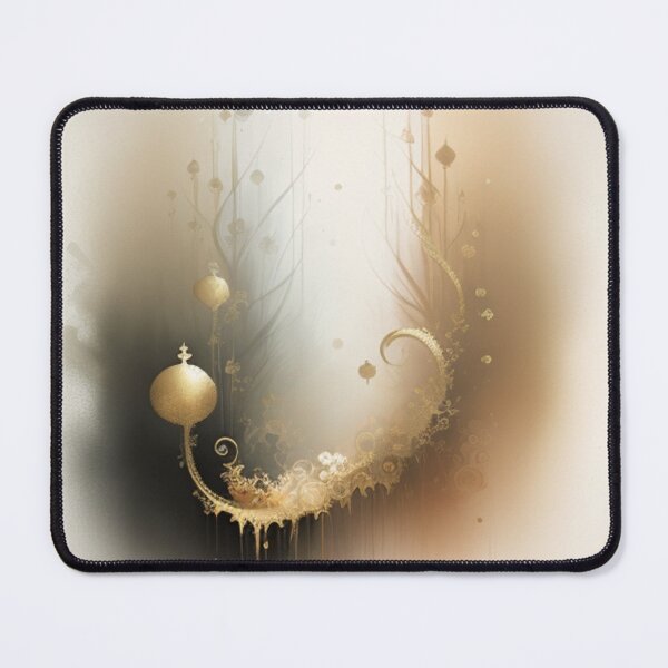 Item preview, misty golden colour abstract art designed and sold by optimusprime39.