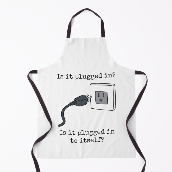 Item preview, Is it plugged in? Is it plugged in to itself? - Funny designed and sold by Ghoof-Wear.