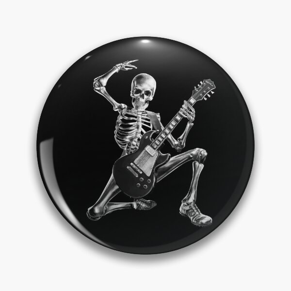 Item preview, METAL ROCK SKELETON PLAYING GUITAR designed and sold by Danicus666.