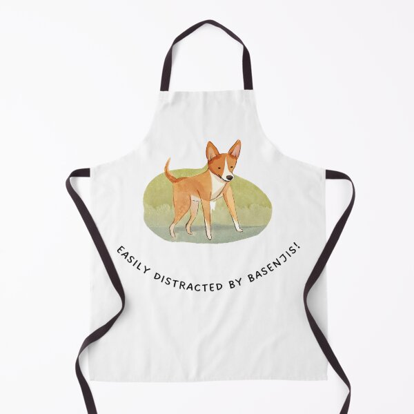 Item preview, Easily Distracted by Basenjis - watercolor design designed and sold by I-Jest.