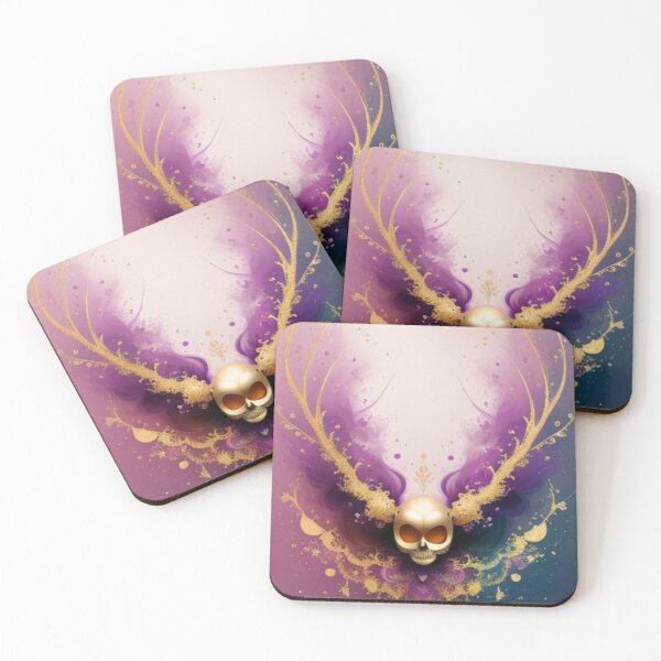 Item preview, purple skull with golden wings designed and sold by optimusprime39.