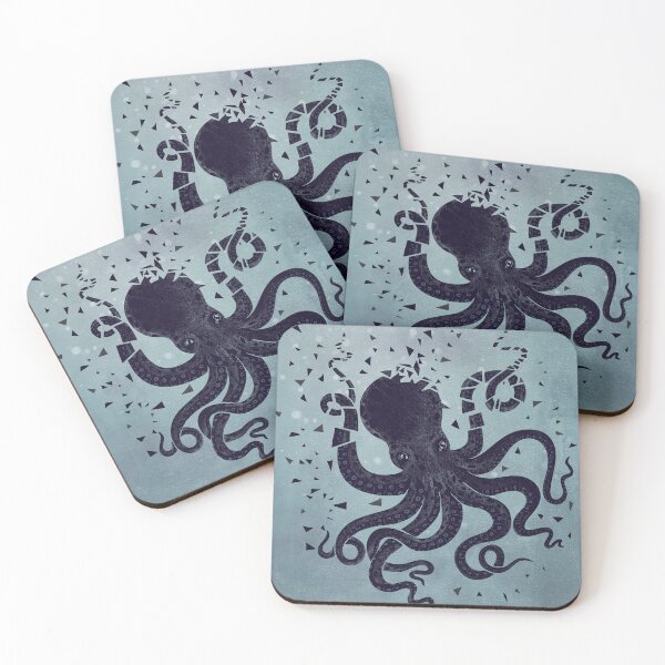 Item preview, Octopus in the Deep (in Blue) designed and sold by littleclyde.