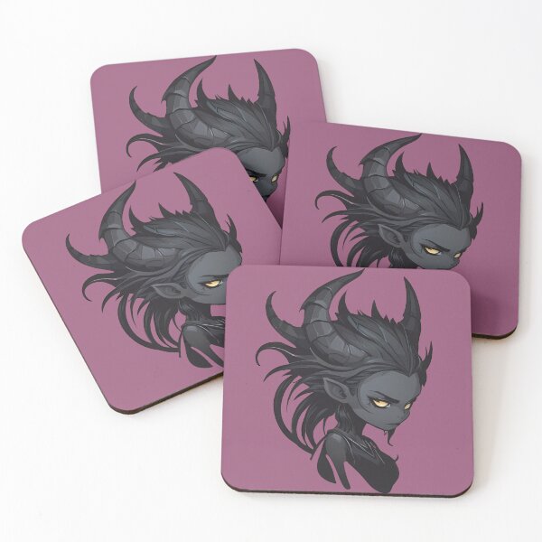 Item preview, Fantasy Demon Girl - Magic Creature Black Girl designed and sold by MadnessEnvelope.