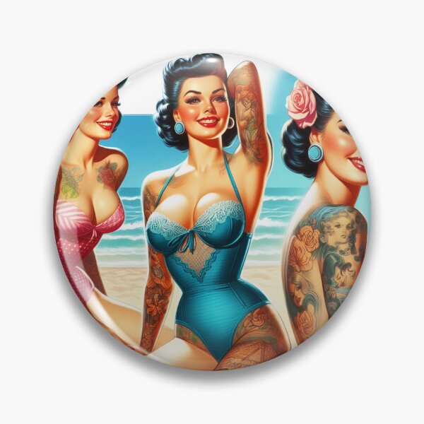 Item preview, Hot Summer Pin-up designed and sold by PulpVintage.