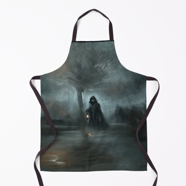 Item preview, Halloween Dark Gothic Art Grim Reaper Scene Drawing designed and sold by Dariia Zhyrova.