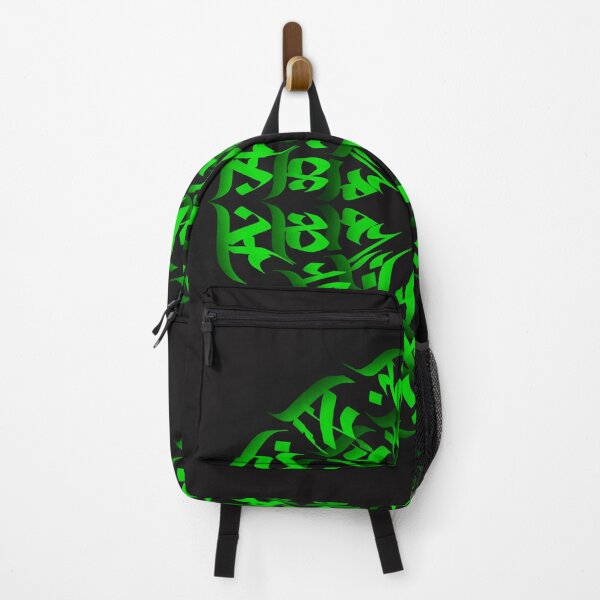 Item preview, Neon green Calligram designed and sold by CyberhexPrints.