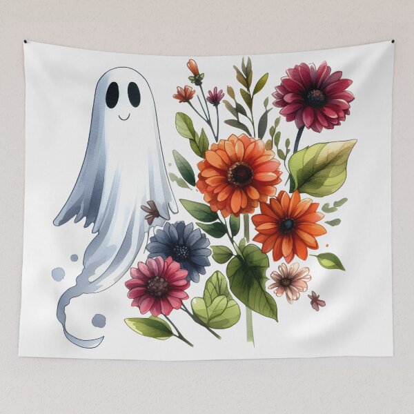Item preview, Vintage ghost flower designed and sold by ManikRaja.