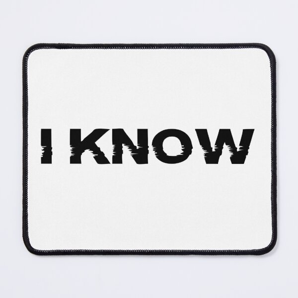 Item preview, I KNOW designed and sold by 101univers.