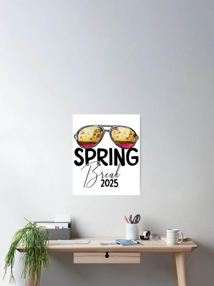 Thumbnail 2 of 3, Poster, Spring Break 2025 Retro Spring Break Gear designed and sold by DynamicDesign.