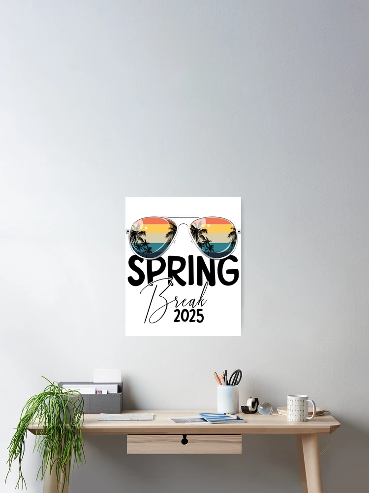 Thumbnail 2 von 3, Poster, Spring Break 2025 Retro Spring Break Gear designt und verkauft von DynamicDesign.