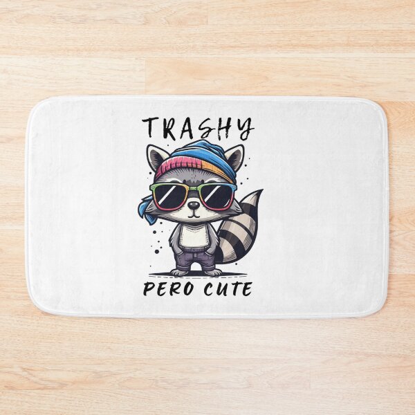 Item preview, TRASHY PERO CUTE, super cool Spanglish Raccoon  designed and sold by ZMaria.