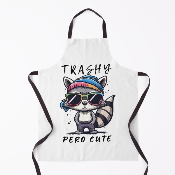 Item preview, TRASHY PERO CUTE, super cool Spanglish Raccoon designed and sold by ZMaria.