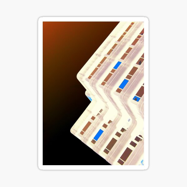Item preview, Original building photography negative filter designed and sold by Carré Comme Orange.