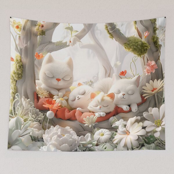 Item preview, Cute kitten taking a catnap 40 designed and sold by WEAR YOUR ATTITUDE.