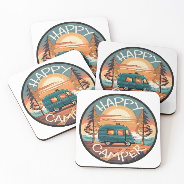 Item preview, Happy Camper designed and sold by Angry Swan Designs.