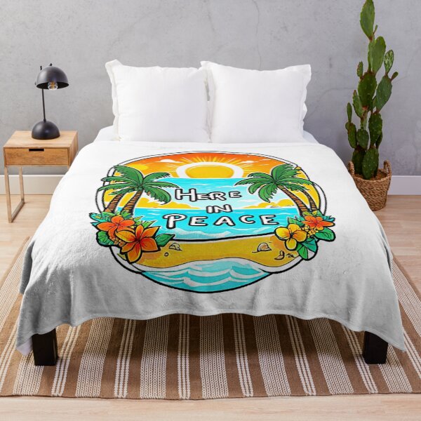 Artikelvorschau, Strandmotivation HIER IN FRIEDEN! entworfen und verkauft von Giulivo Store Graphic.