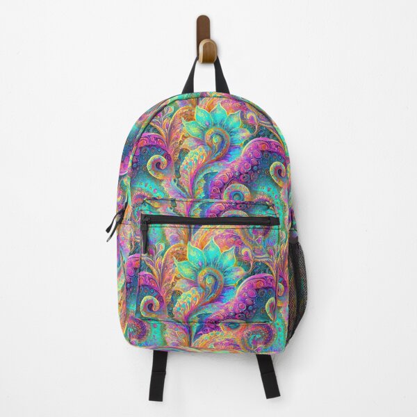 Item preview, Retro 60s Psychedelic Unfurling Star Flower designed and sold by Lee Hiller Designs.