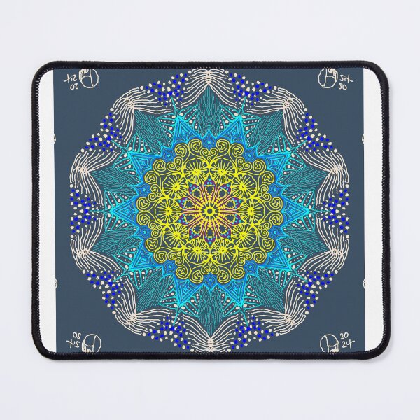 Item preview, Blue Savana Mandala designed and sold by Paul Bridgeman.