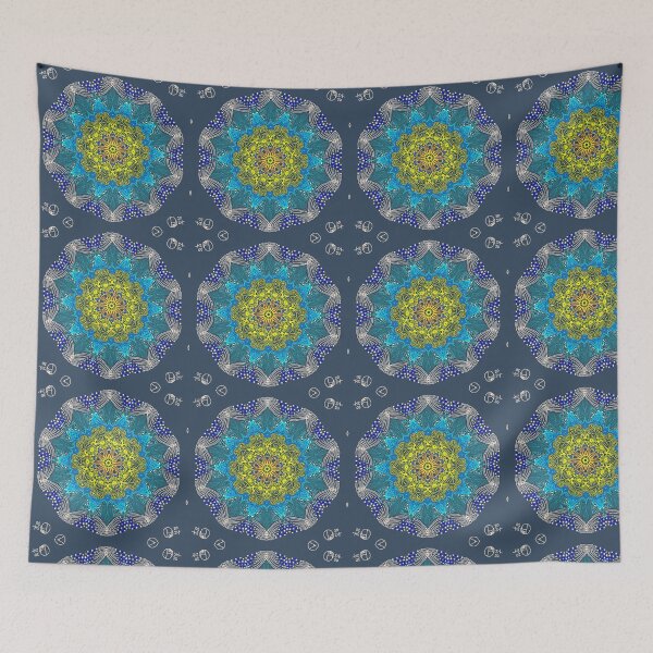 Item preview, Blue Savana Mandala designed and sold by Paul Bridgeman.
