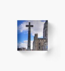 Light Infantry Memorial Cross Acrylic Block