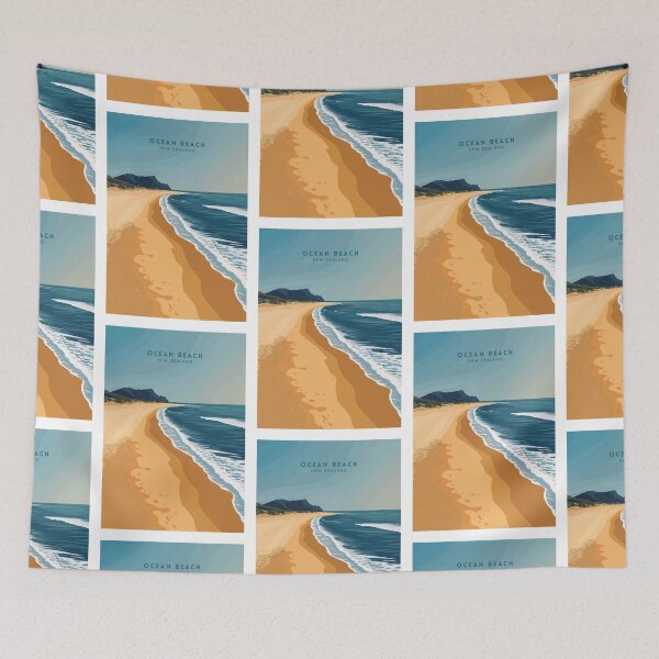 Item preview, Ocean Beach: New Zealand Paradise designed and sold by NeuralVibe.