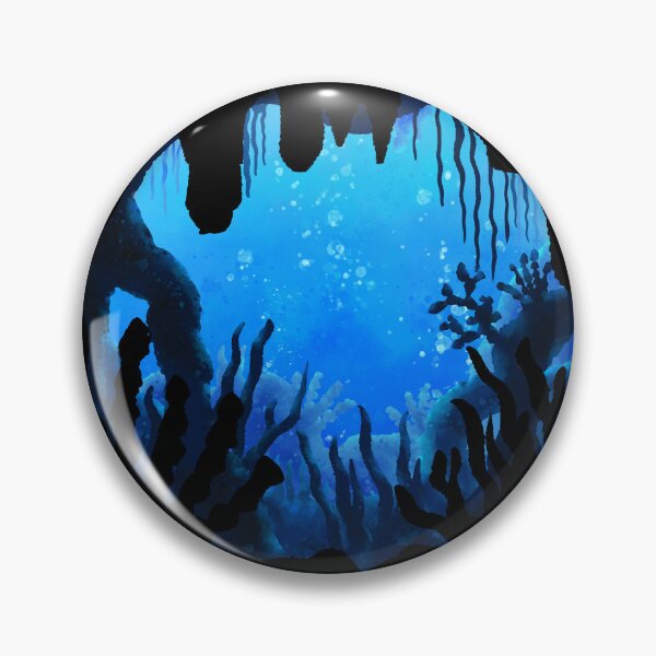 Item preview, Deep Ocean watercolor painting designed and sold by SuRReal3D.