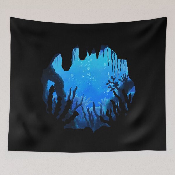 Item preview, Deep Ocean watercolor painting designed and sold by SuRReal3D.