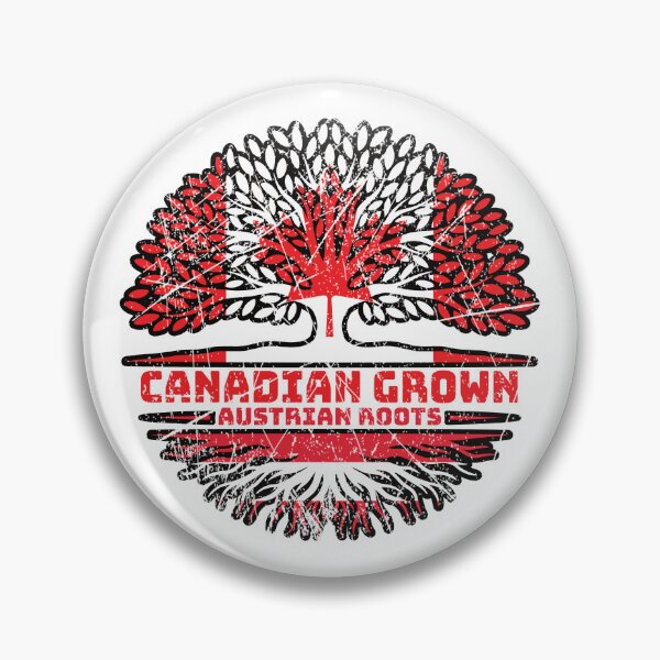 Item preview, Austria Austrian Canadian Canada Tree Roots Flag designed and sold by FlagX.