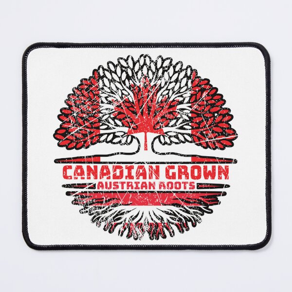 Item preview, Austria Austrian Canadian Canada Tree Roots Flag designed and sold by FlagX.