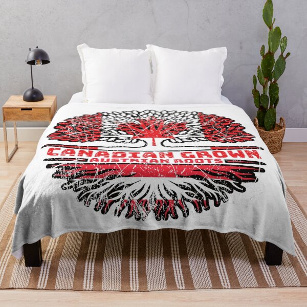 Item preview, Austria Austrian Canadian Canada Tree Roots Flag designed and sold by FlagX.