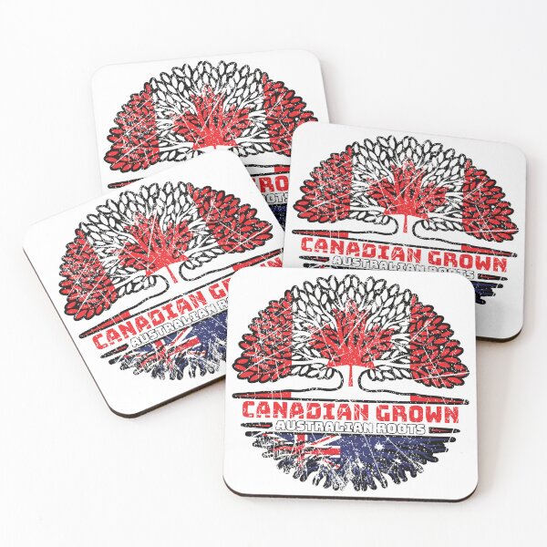 Item preview, Australia Australian Canadian Canada Tree Roots Flag designed and sold by FlagX.
