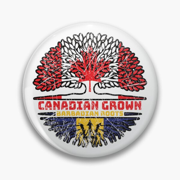 Item preview, Bandera de raíces de árbol de Canadá canadiense de Barbados designed and sold by FlagX.