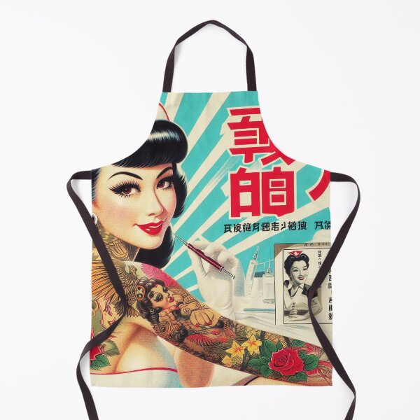 Item preview, Japanese Nurse Pin-up designed and sold by PulpVintage.