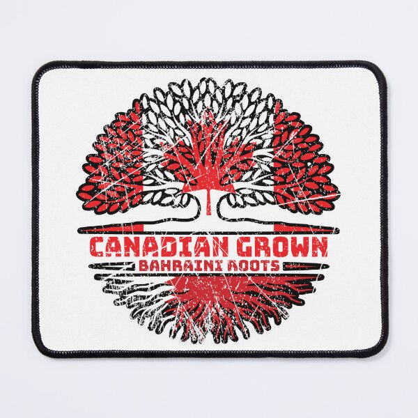 Item preview, Bahrain Bahraini Canadian Canada Tree Roots Flag designed and sold by FlagX.