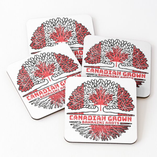 Item preview, Bahrain Bahraini Canadian Canada Tree Roots Flag designed and sold by FlagX.