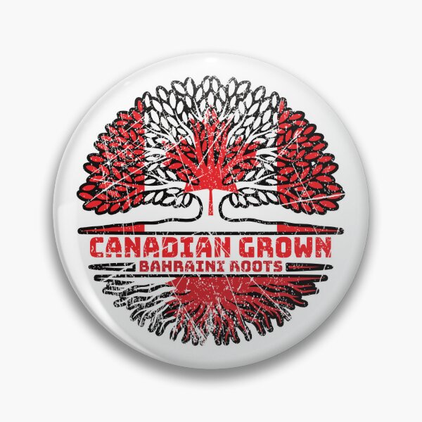 Item preview, Bahrain Bahraini Canadian Canada Tree Roots Flag designed and sold by FlagX.